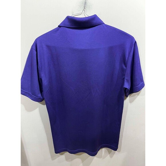 Hammer Bowling Polo Men's Size S Purple Polo 1/4 Button Up Gecko Athleisure - Picture 2 of 6